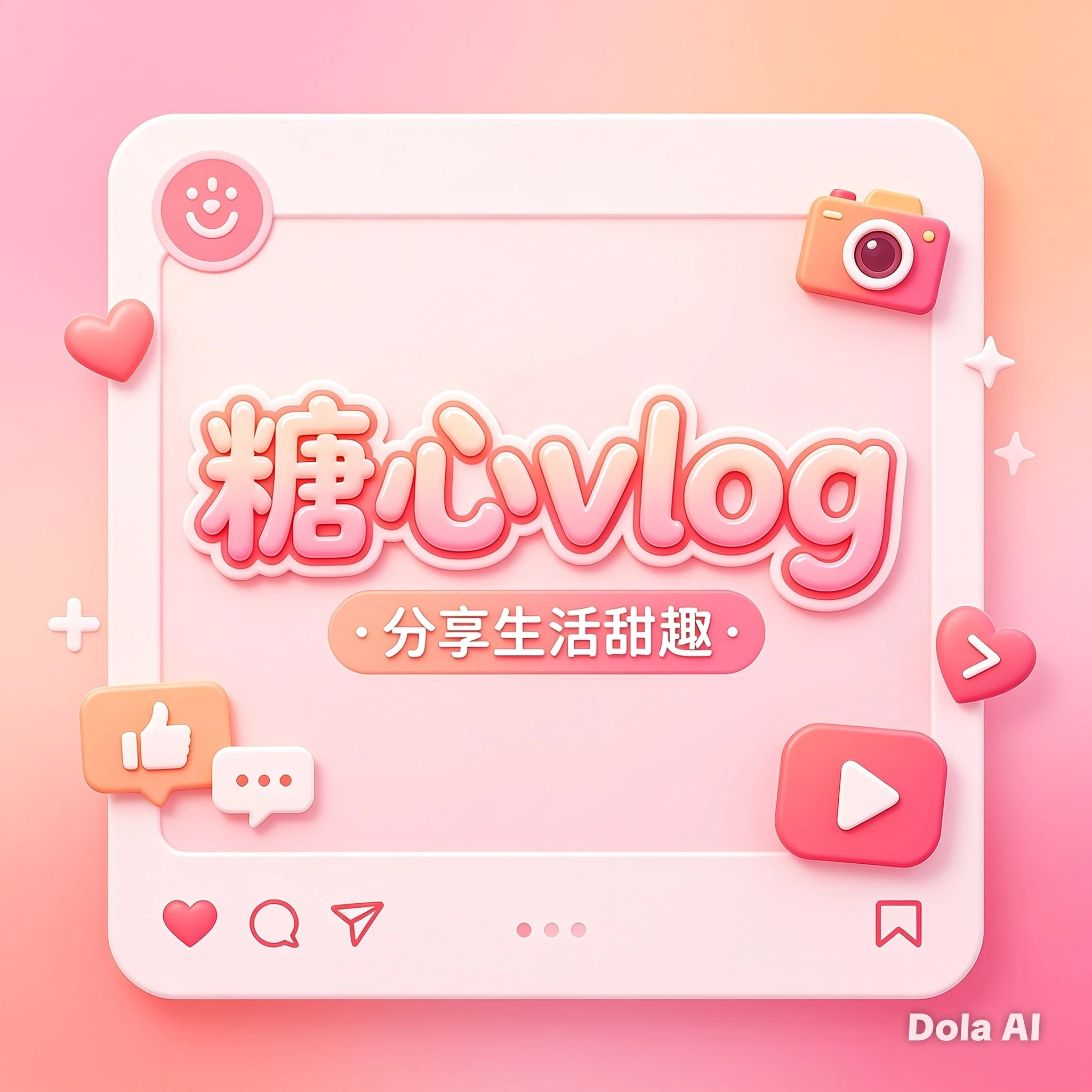 短视频日记主题画面